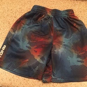 Boys basketball shorts with pockets.